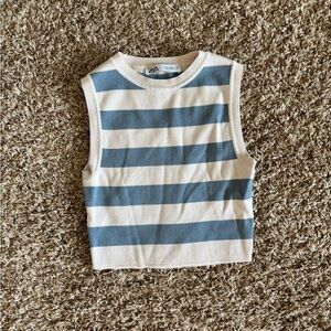 Striped Sleeveless Tank
